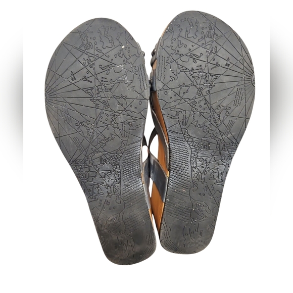 Bussola Formentera Cross Straps Wedge Sandals Atlantic Silver size 37 - Picture 5 of 5